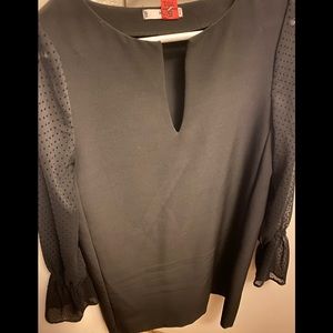 Black mini dress from Mango